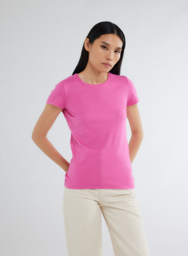 Short Sleeves Round neck T-shirt in Organic Cotton